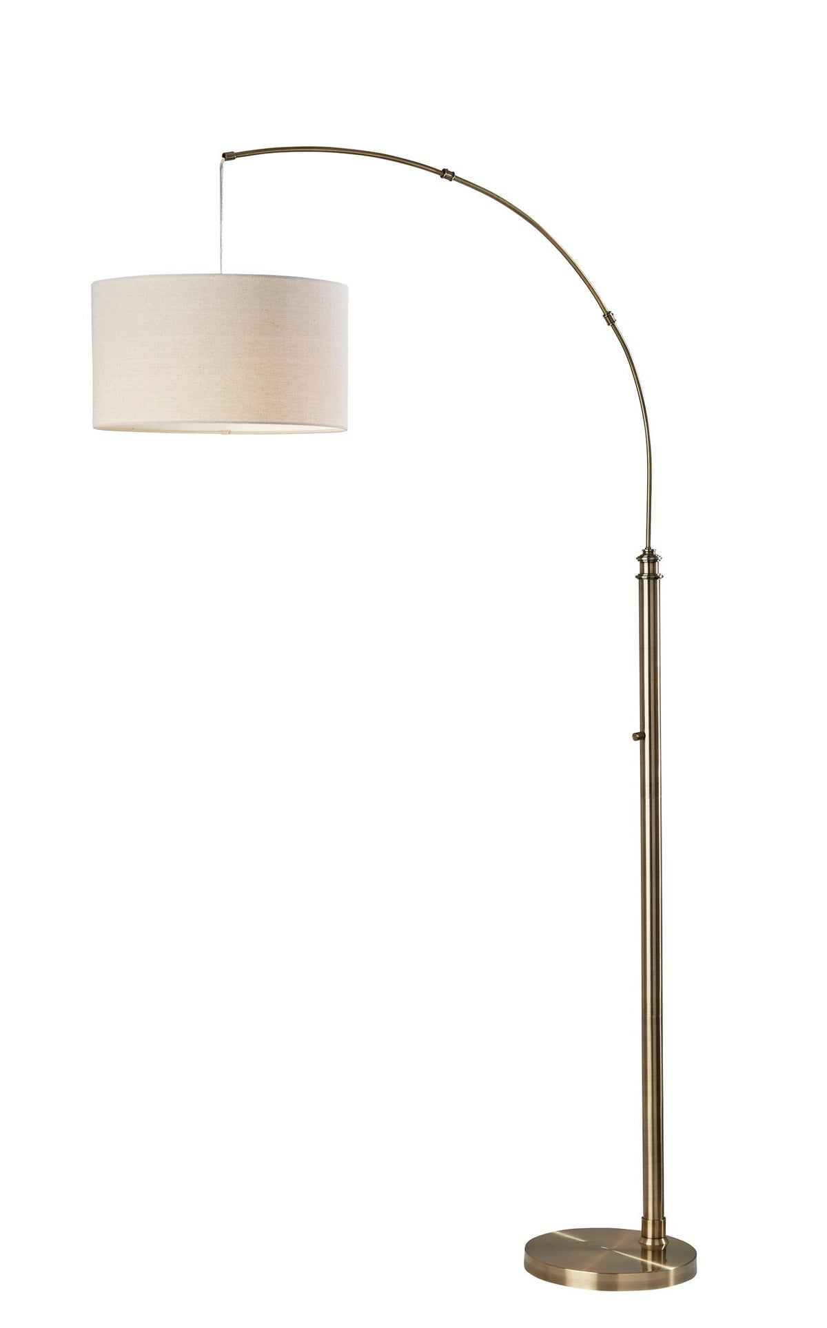 Phyllis Barton Arc Lamp Antique Brass