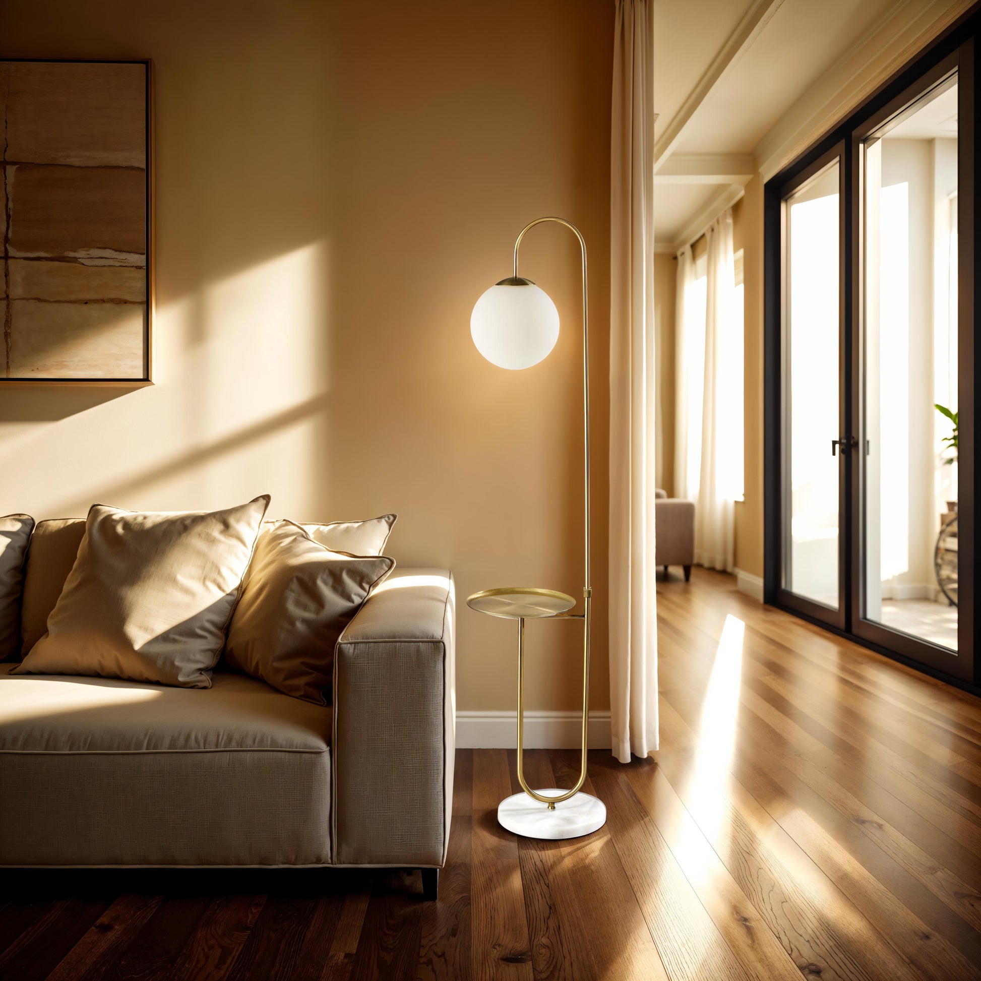Nathan Terra Shelf Floor Lamp