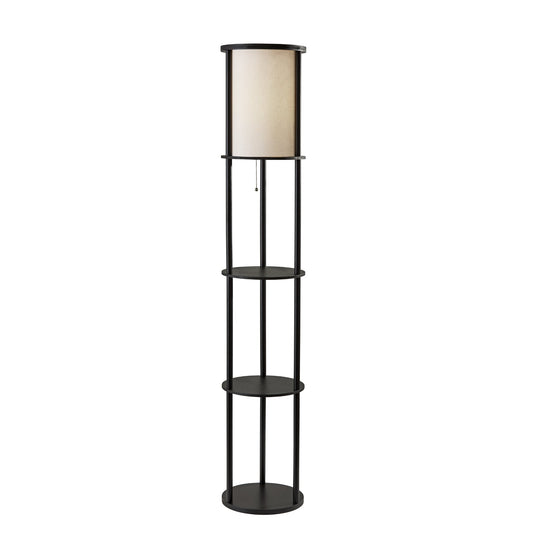 Oswald Round Shelf Floor Lamp