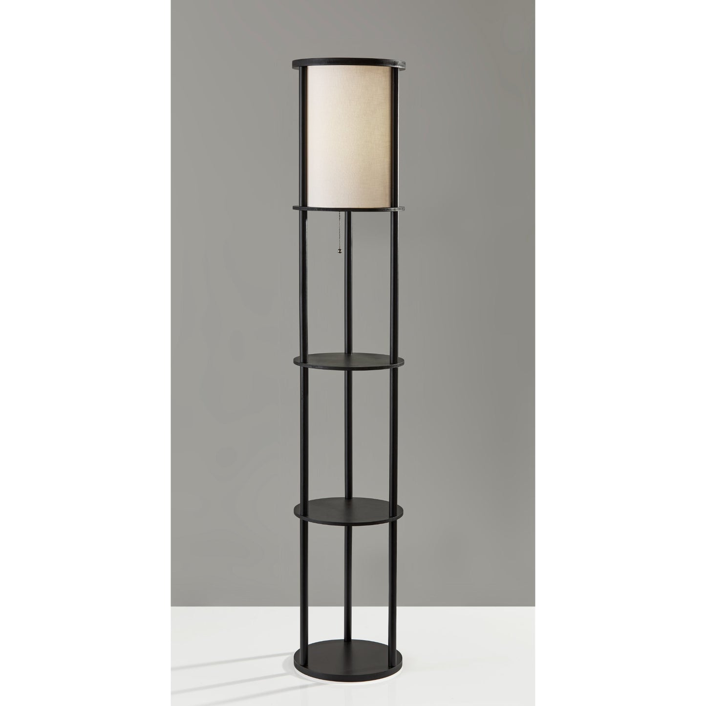 Oswald Round Shelf Floor Lamp