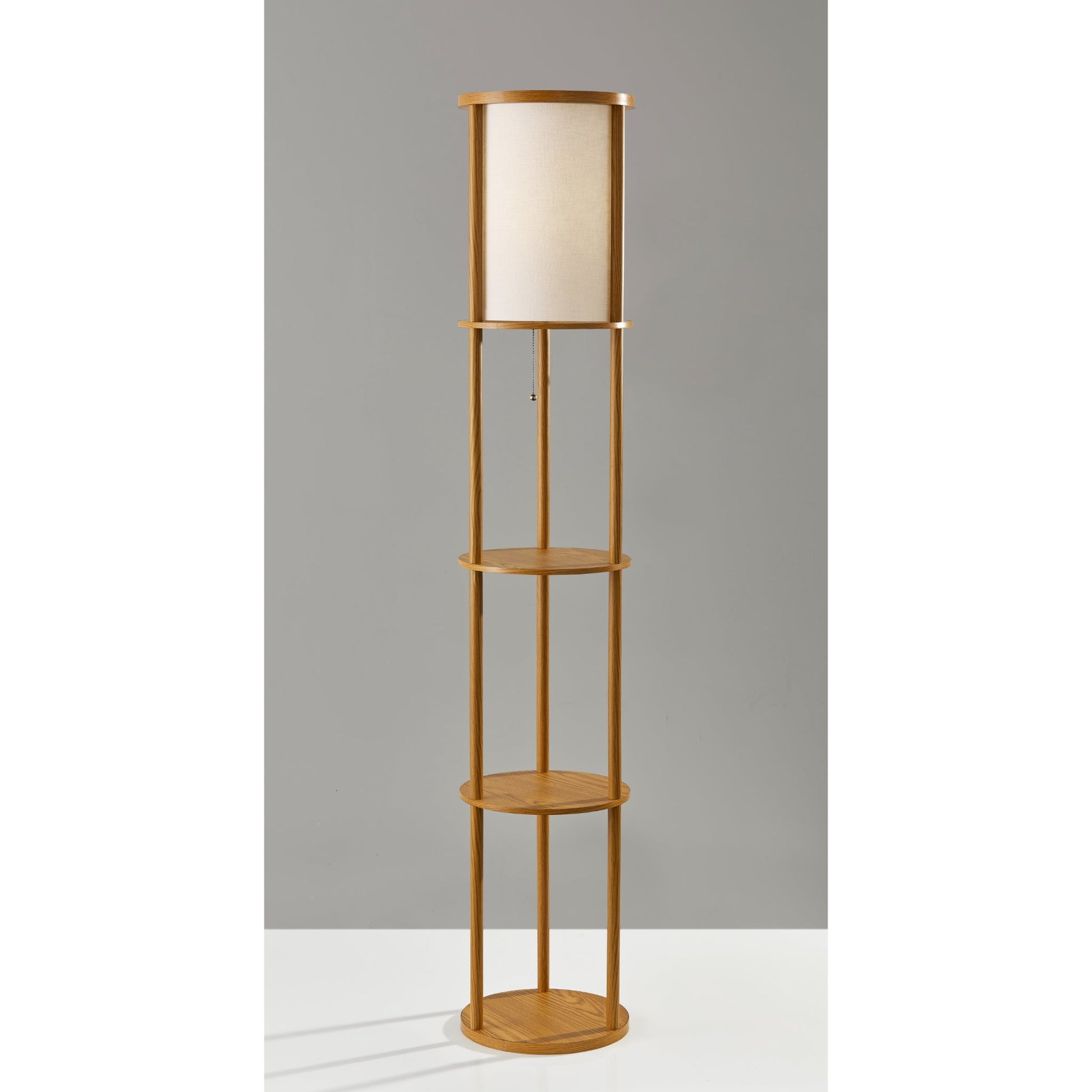 Oswald Round Shelf Floor Lamp