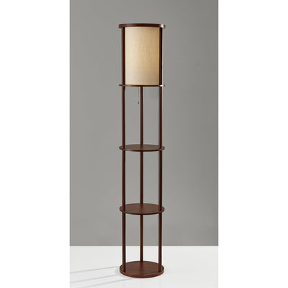 Oswald Round Shelf Floor Lamp