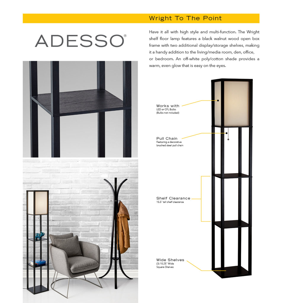 Delaney Shelf Floor Lamp