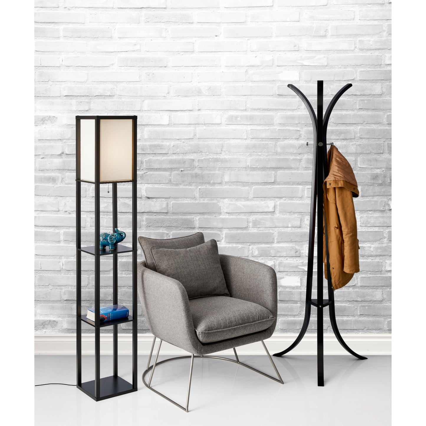 Delaney Shelf Floor Lamp