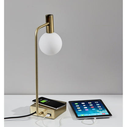 Hampton Wireless Charging LED Desk Lamp