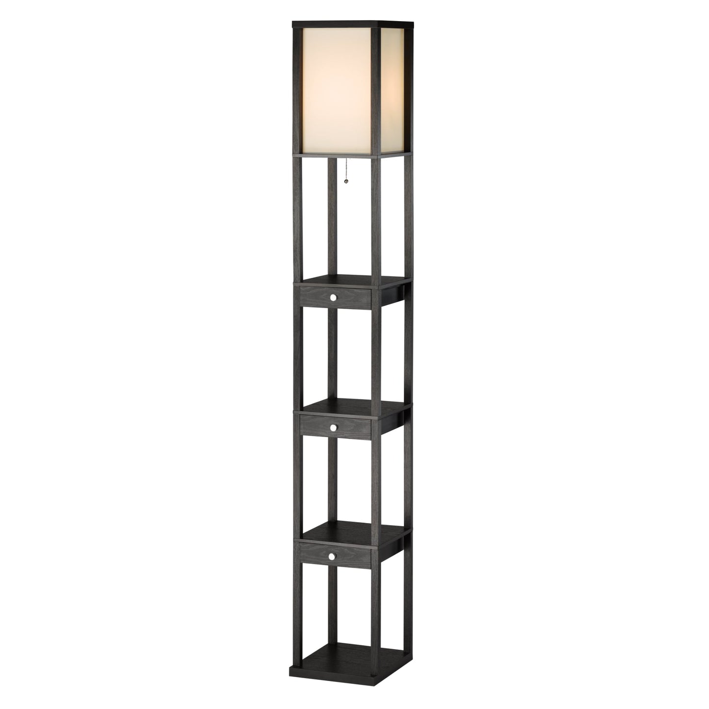 Rowan Three Drawer Shelf Lamp