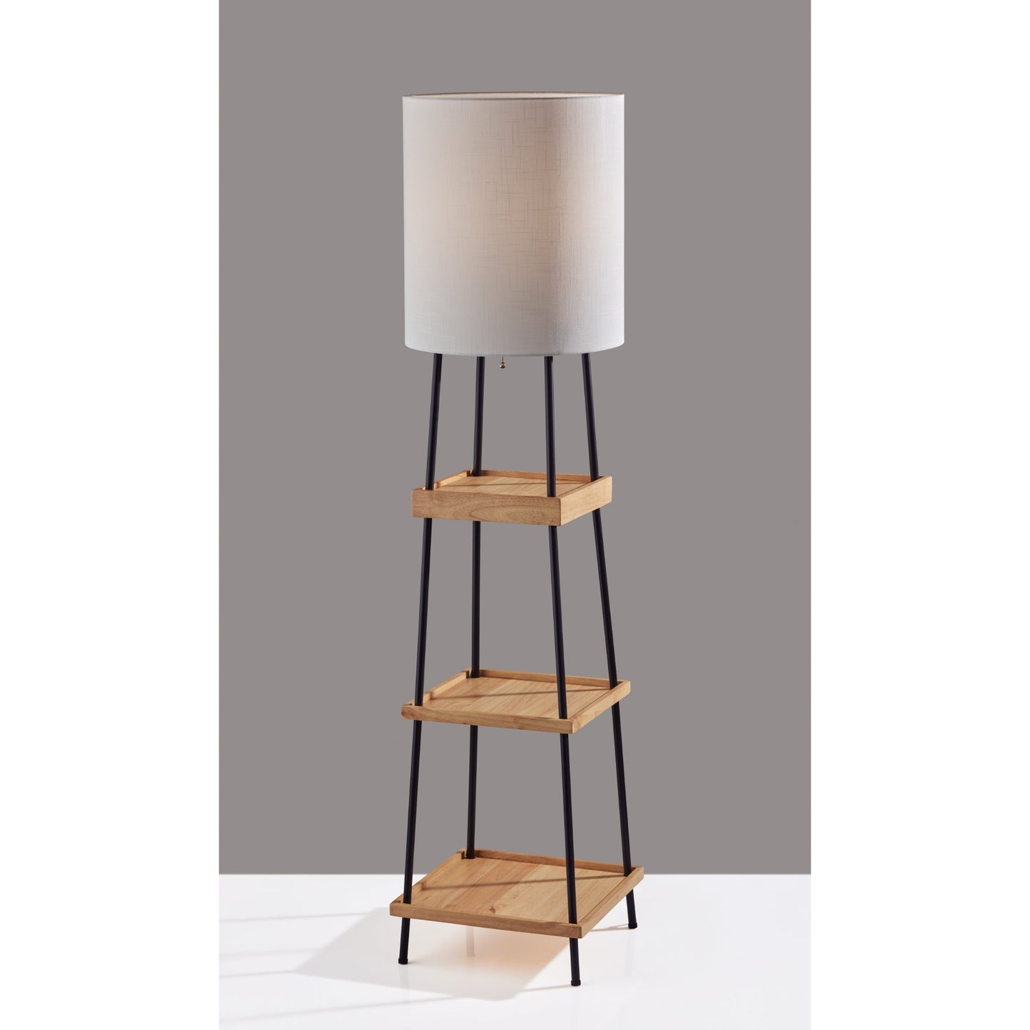 Cypress Wireless Charging Shelf Floor Lamp