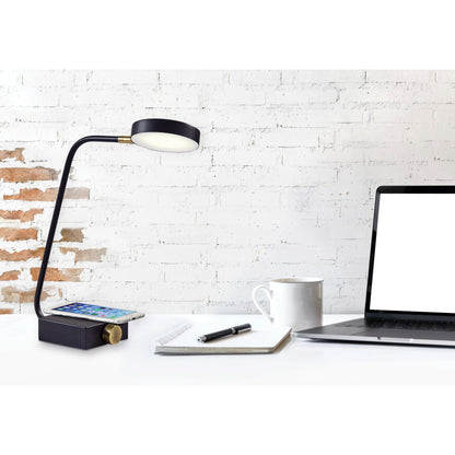 Joseph Wireless Charging LED Desk Lamp