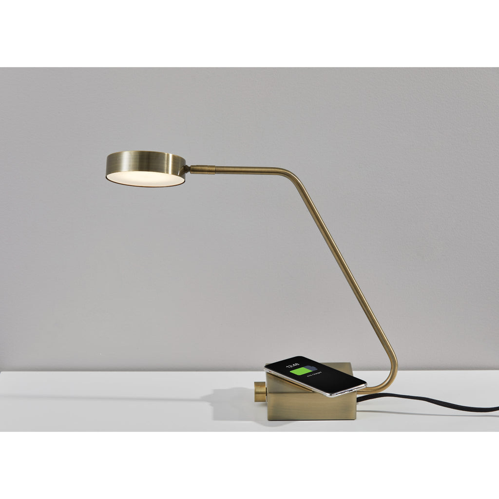 Joseph Wireless Charging LED Desk Lamp