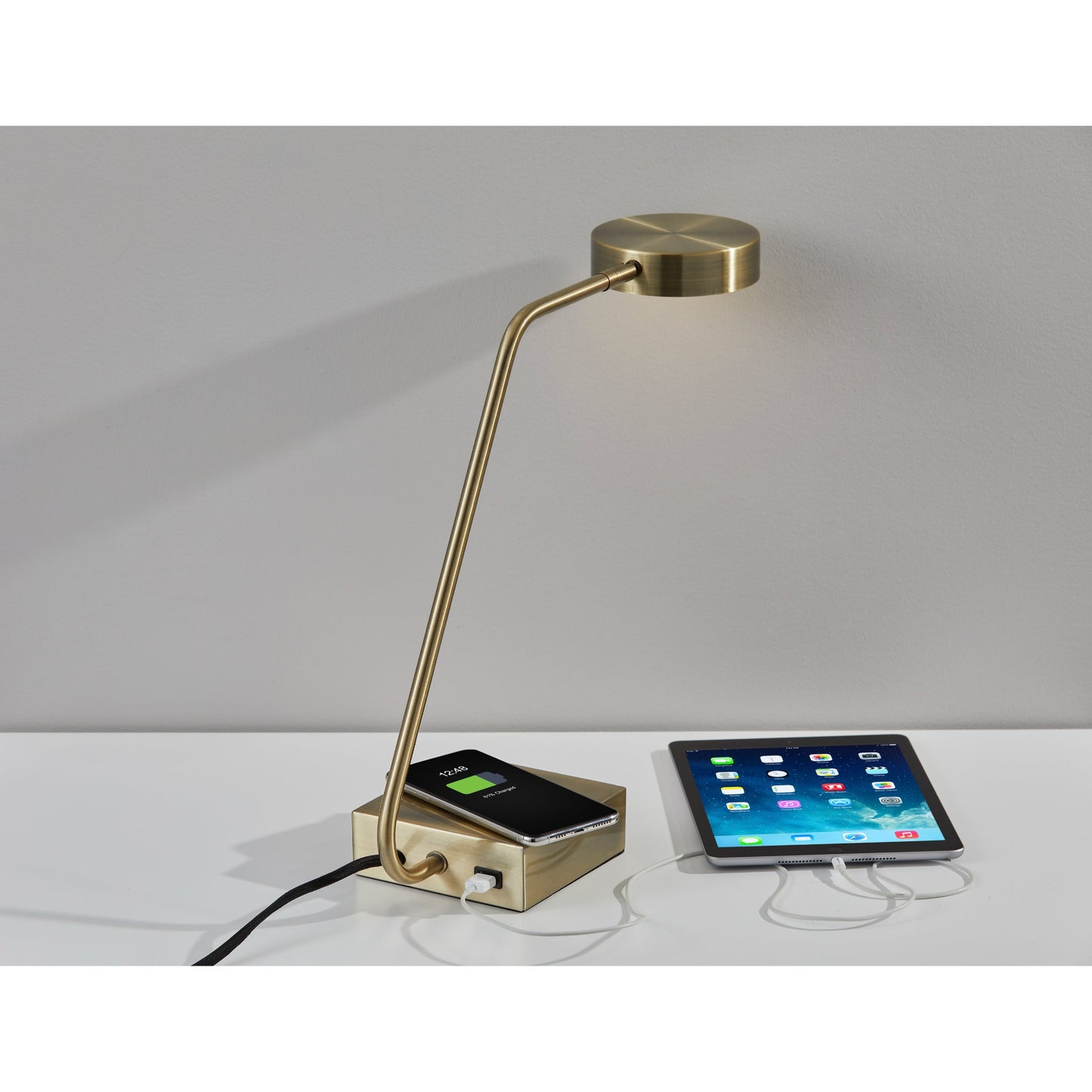 Joseph Wireless Charging LED Desk Lamp