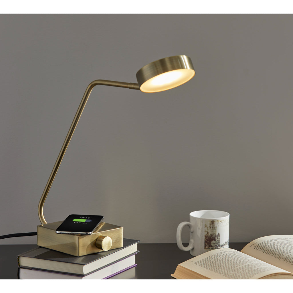 Joseph Wireless Charging LED Desk Lamp
