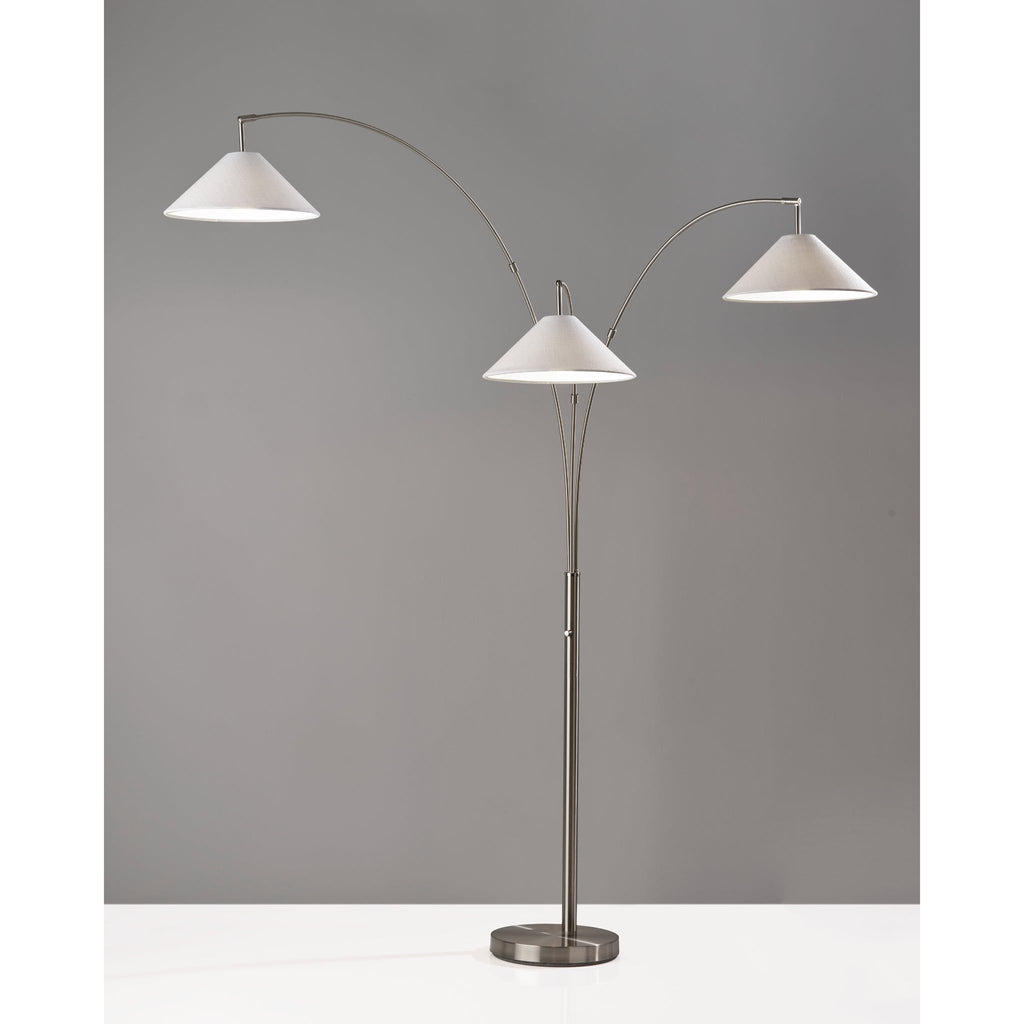 Peyton 3-Arm Arc Lamp
