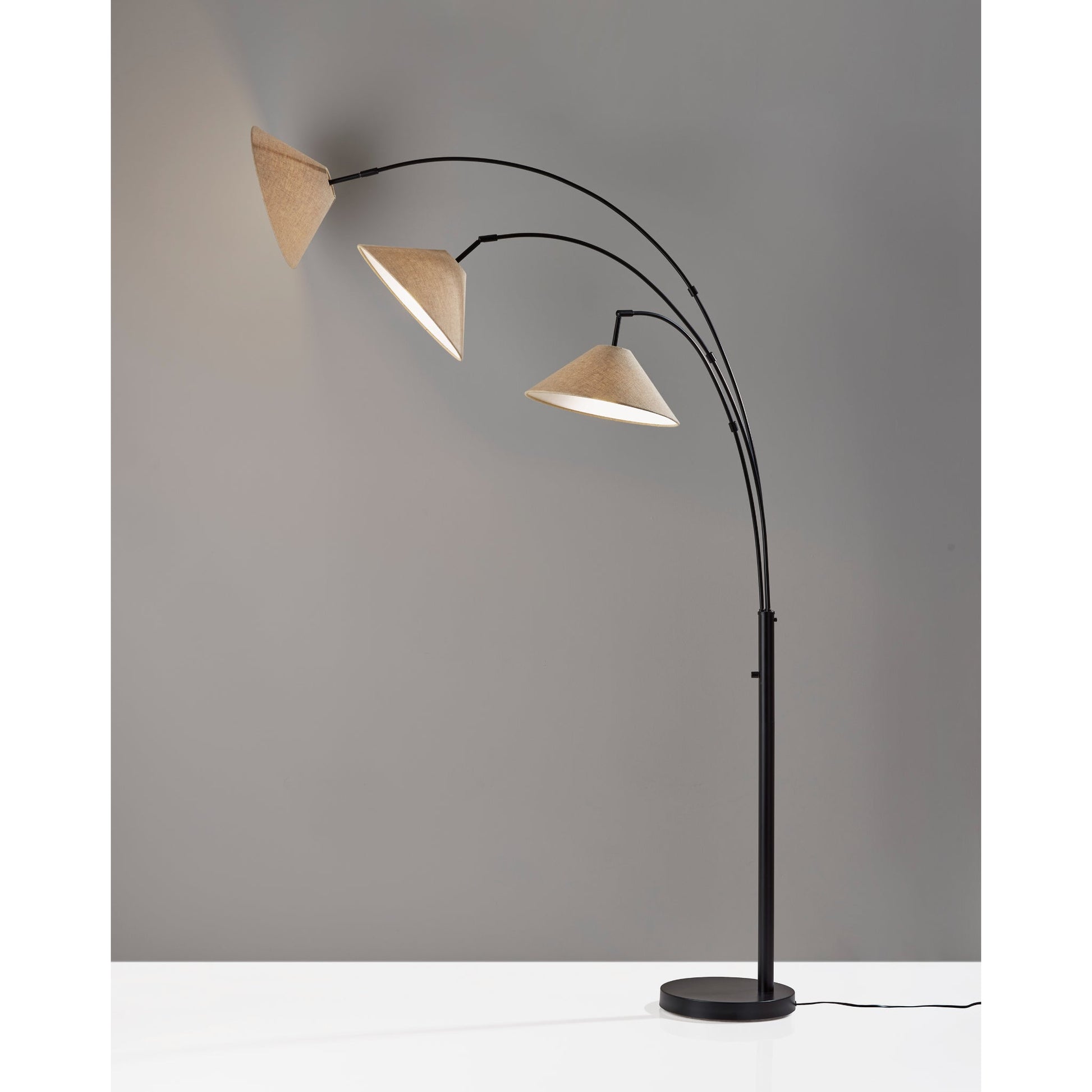 Peyton 3-Arm Arc Lamp