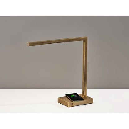 Moore Wireless Charging LED Desk Lamp