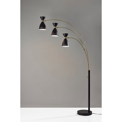 Ellington 3-Arm Arc Lamp