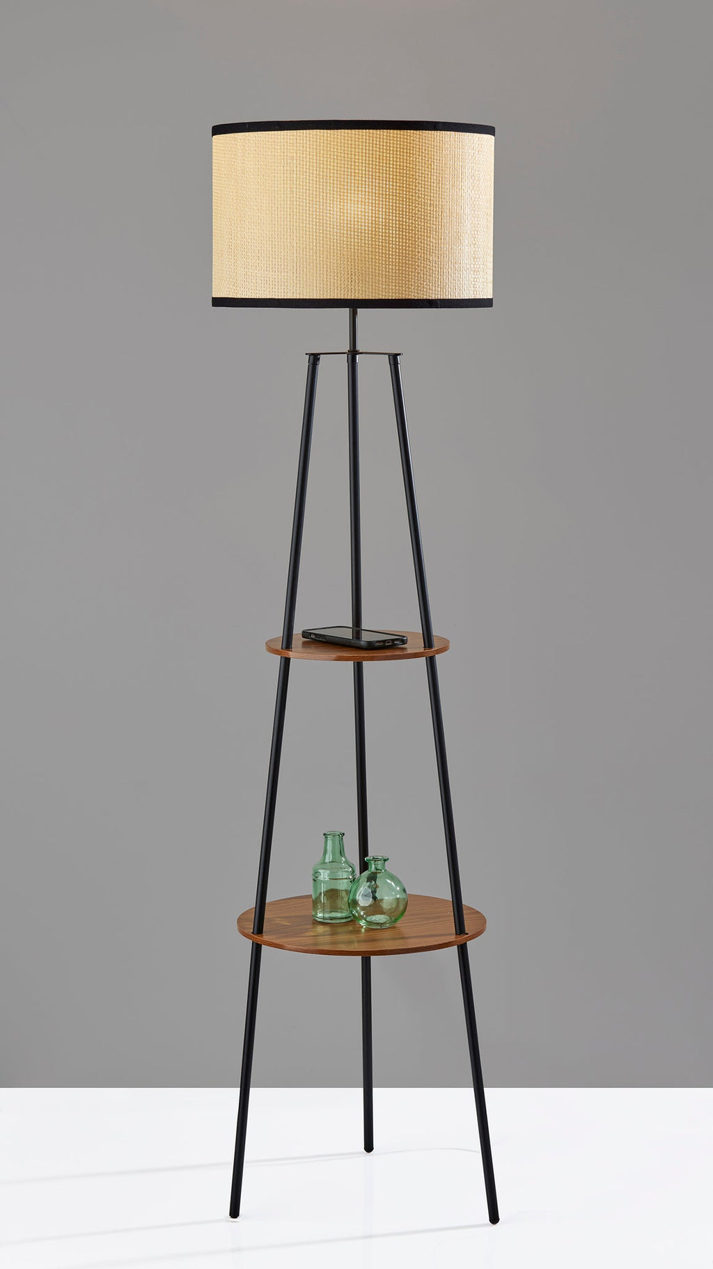 Alexandria Shirley Shelf Floor Lamp