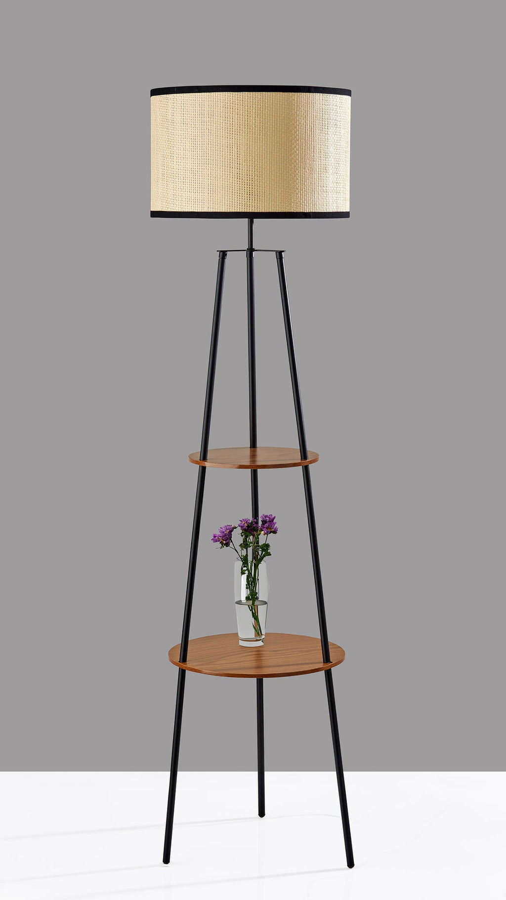 Alexandria Shirley Shelf Floor Lamp