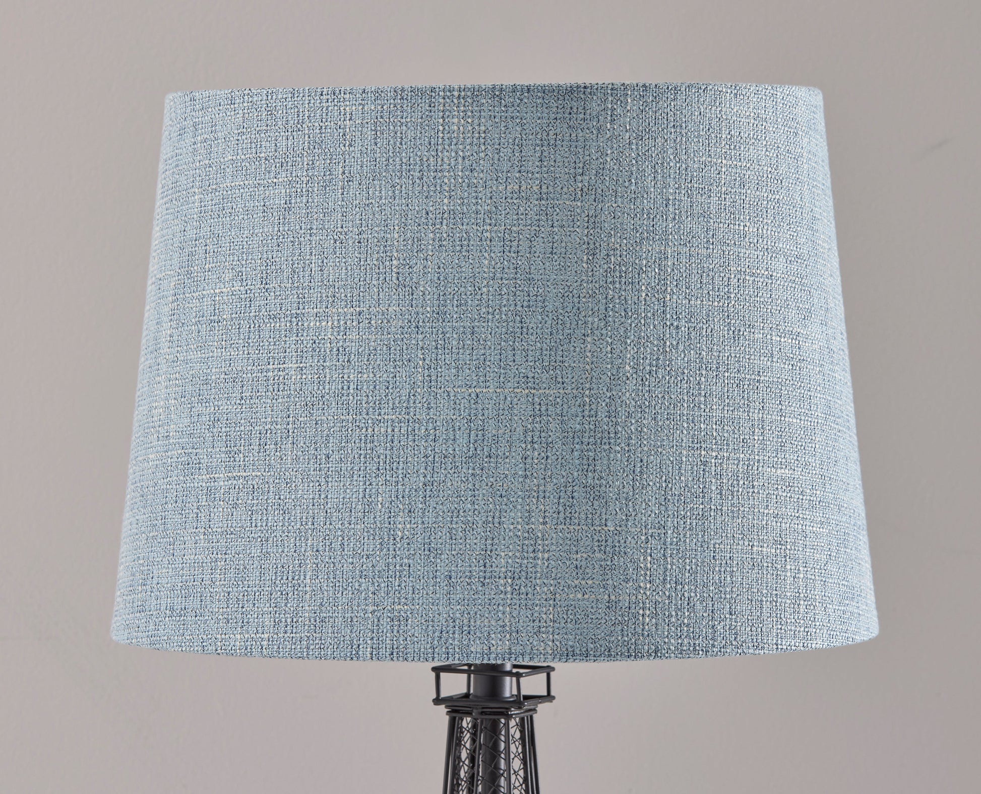 Kayla Tower Table Lamp-Blue Shade